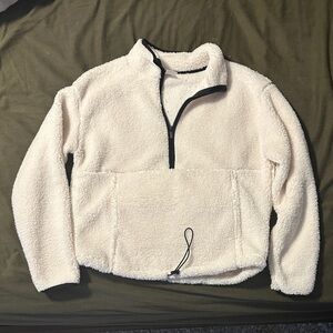 Cozy Cream Sherpa Pullover